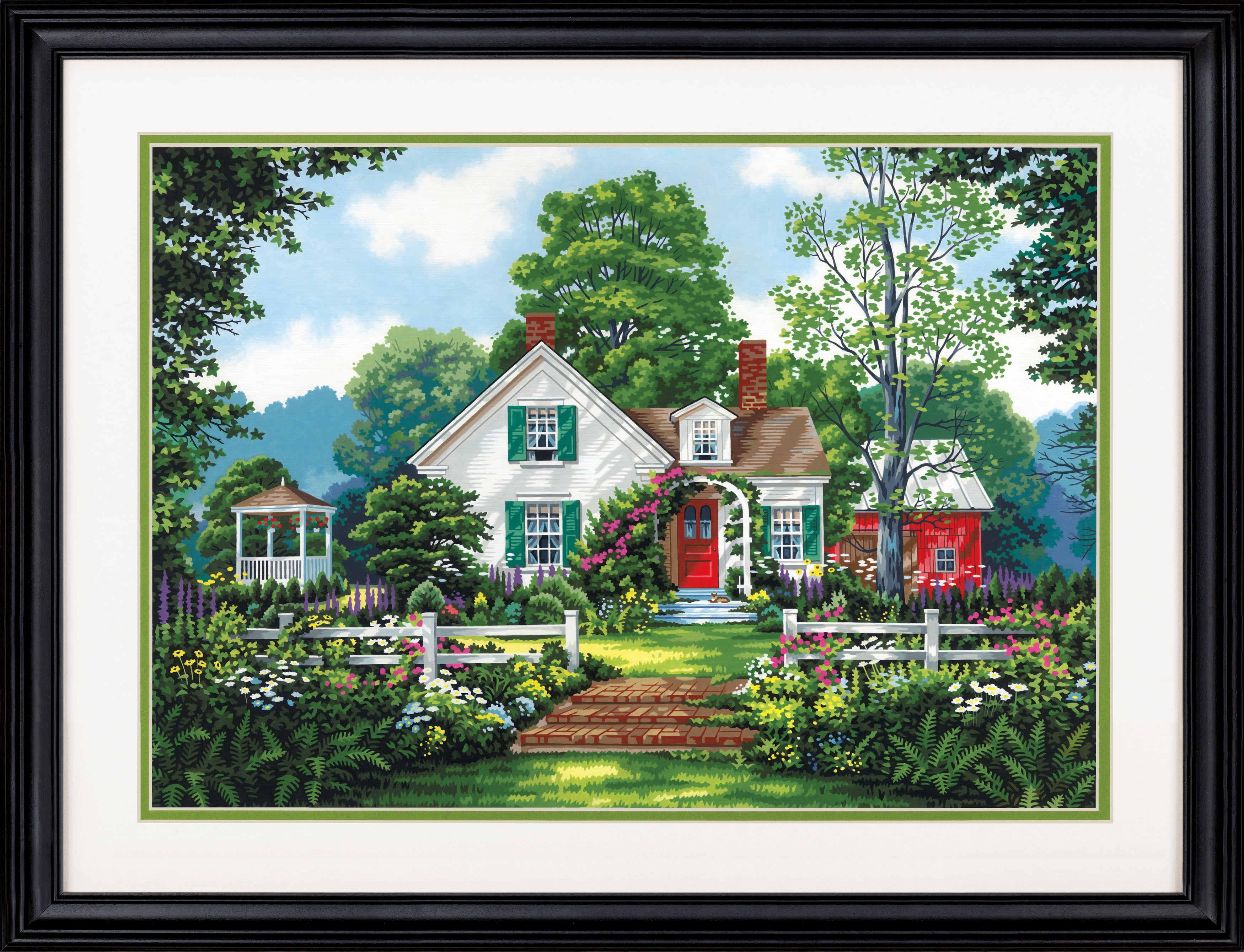 Paintworks® Summer Cottage PaintbyNumber Kit