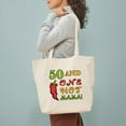 thumbnail image 3 of CafePress - Hot Mama At 50 Tote Bag - Unisex Canvas Tote Bag, Beige, 1-Piece, 3 of 7