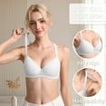 thumbnail image 3 of 3PC Pack Women Push Up Bra Everyday Underwear Comfortable Lingerie Bralette with Support Anti-Sag-Size85C/38C, 3 of 6