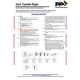 thumbnail image 4 of PPD 20 Sheets 11x17" - Inkjet Iron-on Heat Transfer Paper for Black & Dark Fabric and T-Shirts - Premium - PPD-107-20, 4 of 4