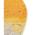 thumbnail image 6 of Unique Loom Estrella Collection Area Rug - Rustic (8' Round Yellow/Gold), 6 of 7
