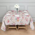 thumbnail image 3 of Pioneer Flower Floral Print Pattern Square Tablecloth,Waterproof Square Table Cover,Wipeable Spillproof Washable Table Cover for Home Kitchen Party Decor 42"X42"(107x107cm), 3 of 6