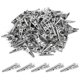 thumbnail image 1 of 100PCS 1.06IN / 27mm Mini Metal Alligator Clips, Crocodile Clamps Silver Tone Nickel Plated Test Li, 1 of 5