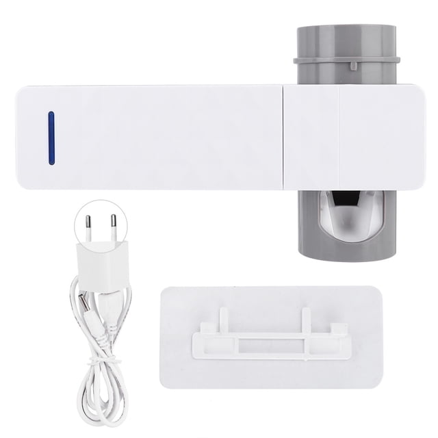 Esterilizador de cepillos de dientes ultravioleta multifuncional montado en la pared para el hogar, soporte para cepillos de dientes, herramienta de desinfección para el cuidado bucal, enchufe de