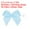 Sky Blue, variant on Uxcell 50Pcs Mini Bows Small Satin Ribbon Bows with Sticky Pads Fit for Crafts Wedding Party Decor Gift Wrapping Black