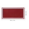 thumbnail image 2 of GOOHOCHY Service Counter Mats Drying Mat American White Edge PVC 1Pack 11.8X5.9X0.4In, 2 of 8