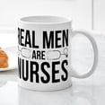thumbnail image 3 of CafePress - Real Men Are Nurses - 11 oz Ceramic Mug - Novelty Coffee Tea Cup, 3 of 4