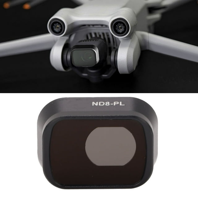 Drone Lens Filter, Scratchproof Optical Glass Coating Process Waterproof Lens Filters Quick Installation Waterproof Aluminum Alloy for MINI 3PRO