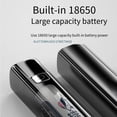 thumbnail image 3 of Portable Bright Flashlight Torch Power Bank Outdoor Waterproof Lighting Equipment USB Rechargeable Hunting Students Black 617B Charger, 3 of 9