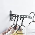 thumbnail image 3 of 29*6.5cm Wall-Mounted Clothes Rack, Wall-Mounted Hanger Drying Rack, Rotating Wall-Mounted Foldable Clothes Rack, for Balcony, Bathroom, Hotel, 3 of 5