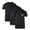 Black, variant on Men's 3-Pack Pocket T-Shirt Short Sleeve Cotton Blend Assorted Colors Random Pattern S-XL