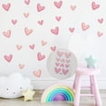 thumbnail image 2 of 60 Pcs Valentines Day Wall Decals, Heart Wall Stickers Decor, Removable DIY Eco-Friendly PVC Wall Decals, for Wedding Anniversary Party Bedroom Home Office School Baby Room Decor, Pink, 2 of 7