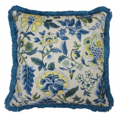 Imperial Dress Garden Path Striped Fringe Decorative Pillow