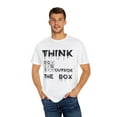 thumbnail image 4 of Funny Geeky Coders Mockery Illustration Compiler Games Pun Hilarious Thinking Innovatively Developers Sayings Unisex Garment-Dyed T-shirt, 4 of 4