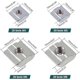 thumbnail image 2 of Pack Of 20 T-slot Nuts Slot 8 - Type B, M8 T-slot Carbon Steel T Slot Nut Set For Aluminium Profile Extrusion Slot 30 Series, 2 of 5