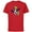 Red, variant on Mickey and Friends Goofy Happy Face - Short Sleeve Cotton T-Shirt for Adults - Customized-Athletic Heather
