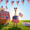 thumbnail image 7 of AuroraX 4th of July Porch Goose Outfit Sets Porch Goose Clothes Set for Porch Goose 23 Inch Garden Large Patriotic Seasonal White Goose Decorations Party, 7 of 7