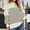 White, variant on Women's Oversized Split Side Striped Knitted Sweaters, Pullover Crewneck Long Sleeve Casual Drop Shoulder Jumper Tops
