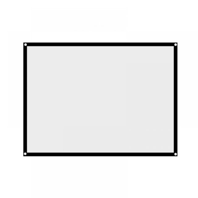 Écran de Projection 60 Pouces 16 9 HD Pliable Anti-Pli Projecteur Portable Écran de Films pour Cinéma Maison Support Extérieur Intérieur Projection Double Face