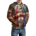 thumbnail image 6 of Harl-ey Quinn Casual Hoodie Jacket Hooded Long Sleeves Sweatshirt Pullover Sweaters Women Men, 6 of 8