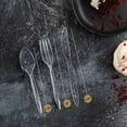 thumbnail image 2 of PLASTICPRO Plastic Silverware Kitchen Utensil Set Disposable Plastic Forks, Spoons and Knives, 400 Pack, 2 of 7