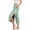 Green, variant on Iaqnaocc Tear Away Capri Pants for Women Breakaway Post Surgery Recovery Wide Leg Floral Print Replacement Adaptive Scrub Pants for Women Dark Blue XXL