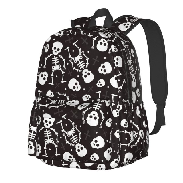 Disketp Skeleton Mochila Escolar de Gran Capacidad y Peso Ligero, Mochila de Viaje Ideal para Escuela, Trabajo y Uso Diario, Cómoda y con Estilo