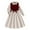 Dresses-A74Red, variant on Fake Two Piece Shirt Dress for Girls Vest Overlay Long Sleeve Collared Preppy A-Line for Spring School Uniform and Academy Style