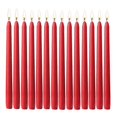 thumbnail image 1 of 14x/Set Dripless and Smokeless Tapered Candles for Home Decor 6-Hour Burning Bordeaux Candles Hand-Dipped Tapered Candle, 1 of 5