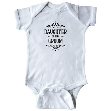 

Inktastic Daughter of the Groom Gift Baby Girl Bodysuit