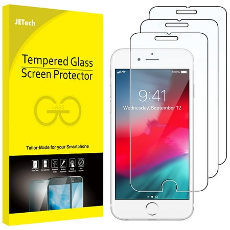 JETech Screen Protector for iPhone 8 Plus, iPhone 7 Plus, iPhone 6s Plus and iPhone 6 Plus 5.5-Inch, Tempered Glass Film, 3-Pack