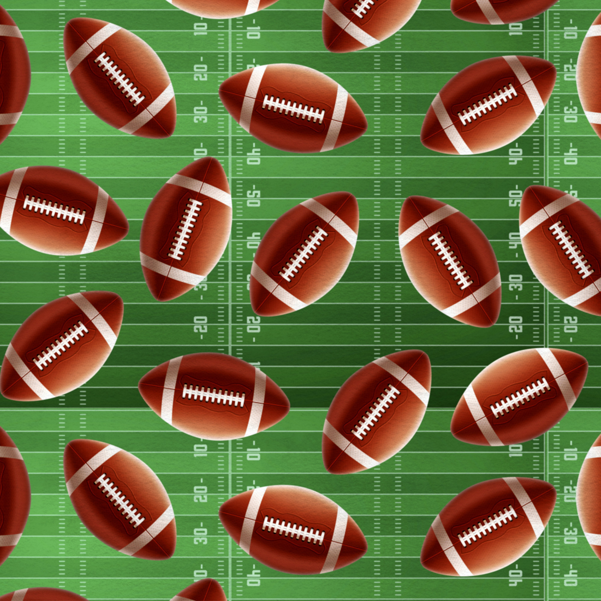 Mainstays 58' x 1.5 yd 100% Polyester Lux Anti-pill Fleece Super Football Sewing & Craft Fabric Precut, Green/Multi