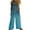 Jumpsuit - A04 Green, variant on Xdegoge Jumpsuit for Women Sleeveless Crewneck Wide Leg Jumpsuits Fashion Floral Prints Boho Hawaiian Overalls Vintage Casual Loose Bib Pants with Pockets