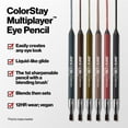 thumbnail image 5 of Revlon ColorStay Multiplayer Liquid-Glide Eye Pencil, Waterproof Eye Liner, 404 Under the Radar, 0.03 oz, 5 of 19