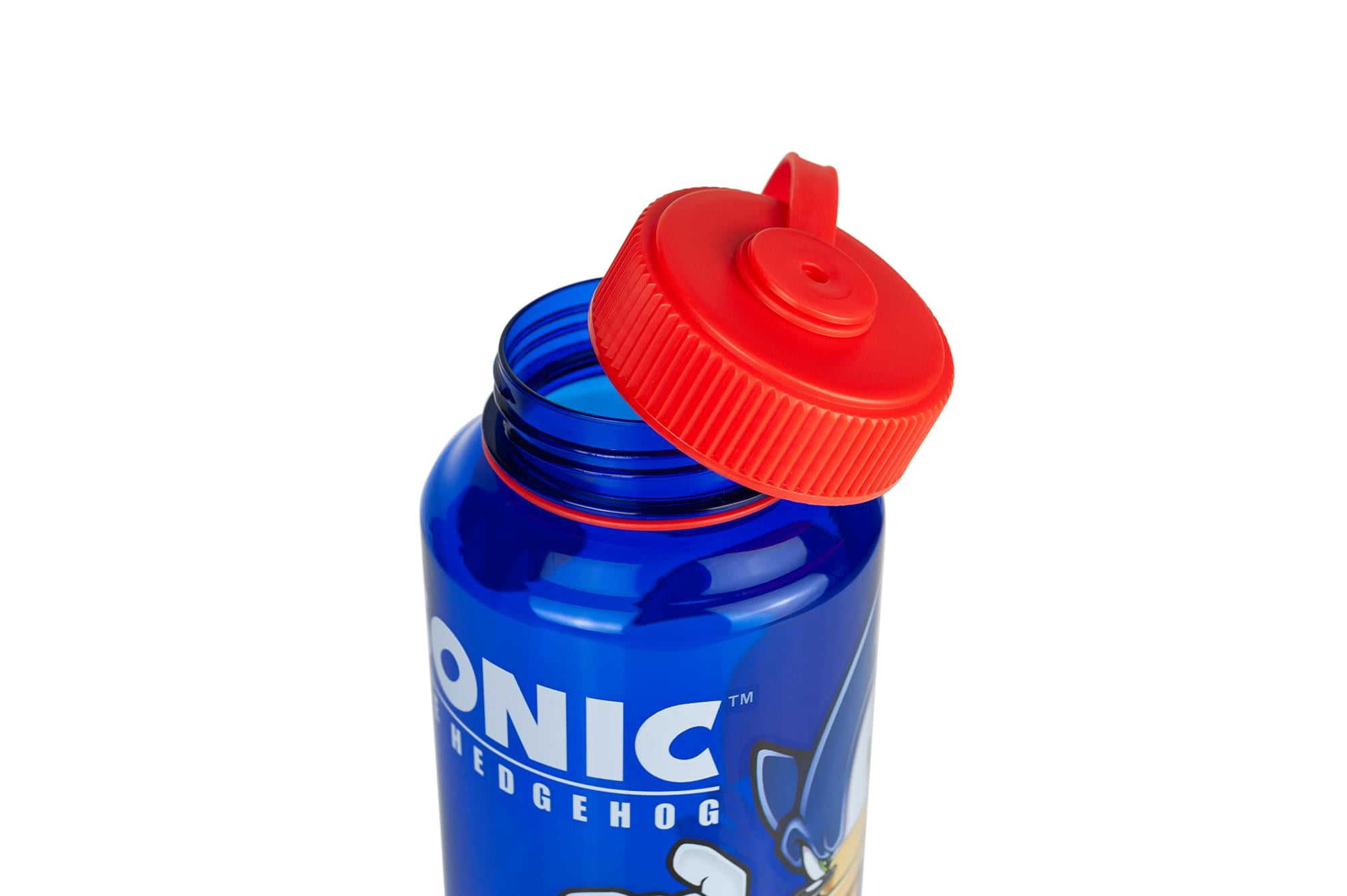 Blue Hedgehog Water Bottle 32 Oz - Jolly Family Gifts