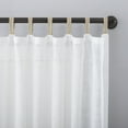 thumbnail image 2 of No. 918 Ceri Linen Texture Jute Tabs Semi-Sheer Tab Top Curtain Panel, 2 of 5