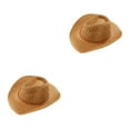 thumbnail image 1 of relayinert Age Resistant Western Sun Hat For Enduring Style Fashion Outdoor Straw Hats khaki 2Set, 1 of 6