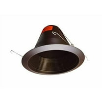 Nicor Lighting 17550AOB Baffle Light Fixture Round Downlight Trim - Oil Rubbed Bronze