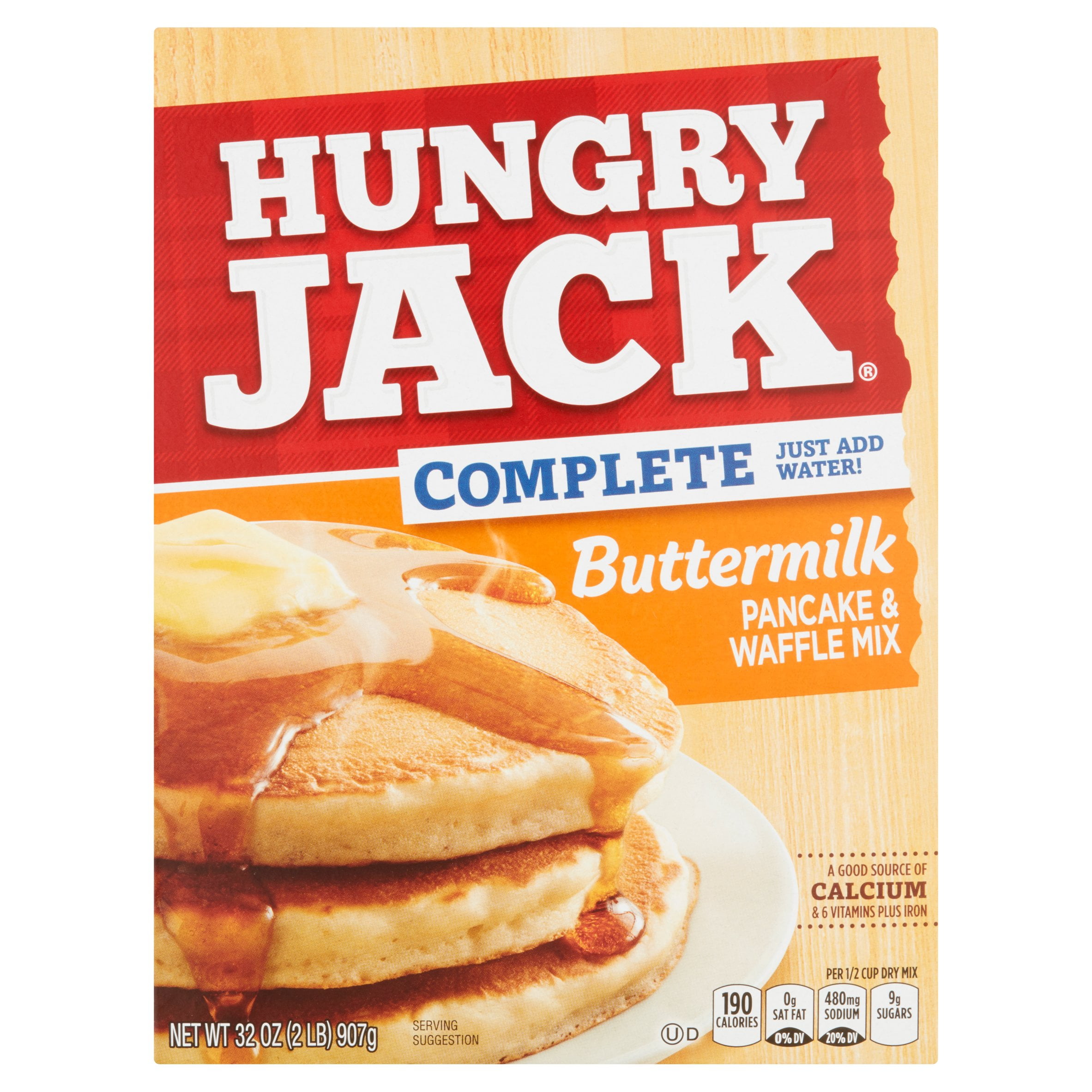 Hungry Jack Buttermilk Pancake & Waffle Mix, 32 oz by The J.M. Smucker Company