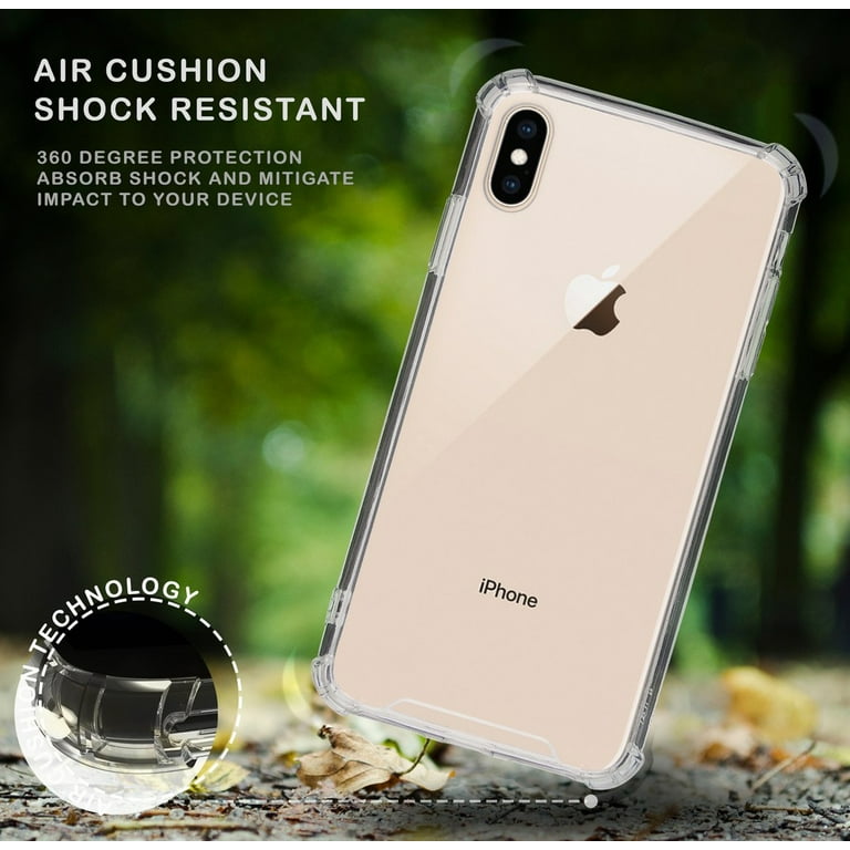 Clear Case for iPhone Xs Max, Beyond Cell [Aquaflex Clear Case for iPhone Xs Max, Beyond Cell [Aquaflex