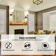 thumbnail image 4 of Battery Operated Wall Sconces with Remote Control,Wall Sconces Set of Two,3000K-5000K 3 Colors Rechargeable Wireless Wall Light for Bedroom, Hallway, 4 of 6
