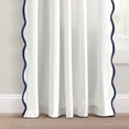 thumbnail image 4 of Paneles de cortina para ventana, decoración exuberante, estilo costero y elegante, 52 x 84 cm, color azul marino, 4 of 7