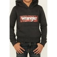 thumbnail image 3 of Wrangler Boys' Caviar Logo Hood Sweatshirt Black X-Small  US, 3 of 4