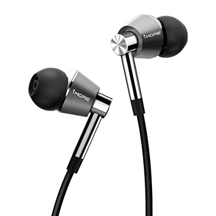 1MORE Triple Driver In-Ear Headphones (Earphones/Earbuds) with Apple iOS and Android Compatible Microphone and Remote (Best Triple Driver Iem)
