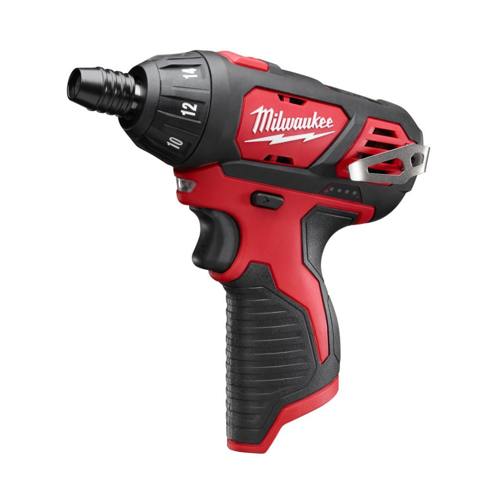 Milwaukee 2401-21 M12 1/4" Hex Screwdriver Kit with Battery and Charger