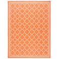 thumbnail image 3 of Safavieh Courtyard Alina Geometric Quatrefoil Indoor/Outdoor Area Rug, Terracotta/Bone, 9' x 12', 3 of 14