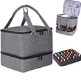 thumbnail image 1 of Bolsa organizadora de esmaltes de uñas Quoyiyo con capacidad para 42 botellas, 1 of 5