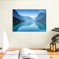 thumbnail image 3 of Elephant Stock Lovatnet Lake View Wall Art - Horizontal Canvas Wall Art - Living Room Wall Decor - Nature Canvas - Brown And Blue Decor - 12" x 8", 3 of 8