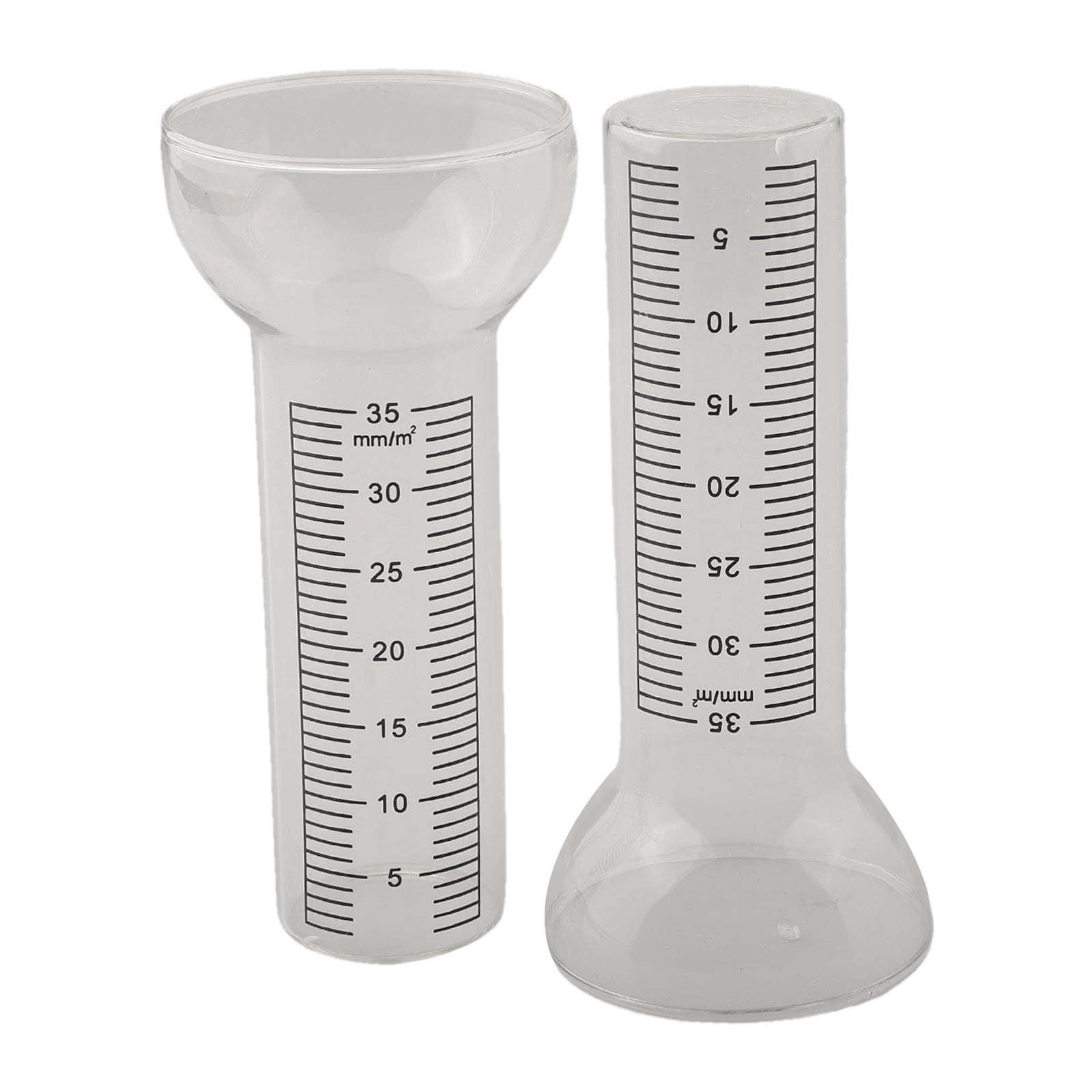 Replacement Glass for Rain Gauge Precipitation Gauge Glass Rainwater Gauge 35mm