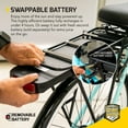 thumbnail image 4 of SWAGTRON EB9 Electric City Bike With Shimano 7 SPD Cruiser-Style eBike for Women, 4 of 7